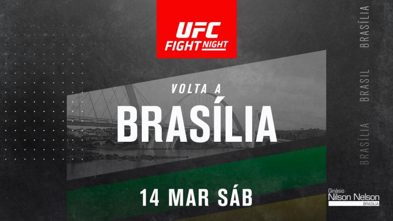 Brasília recebe UFC em março Brasília recebe UFC em março