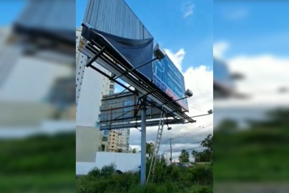 outdoor que deu a descarga na vítima