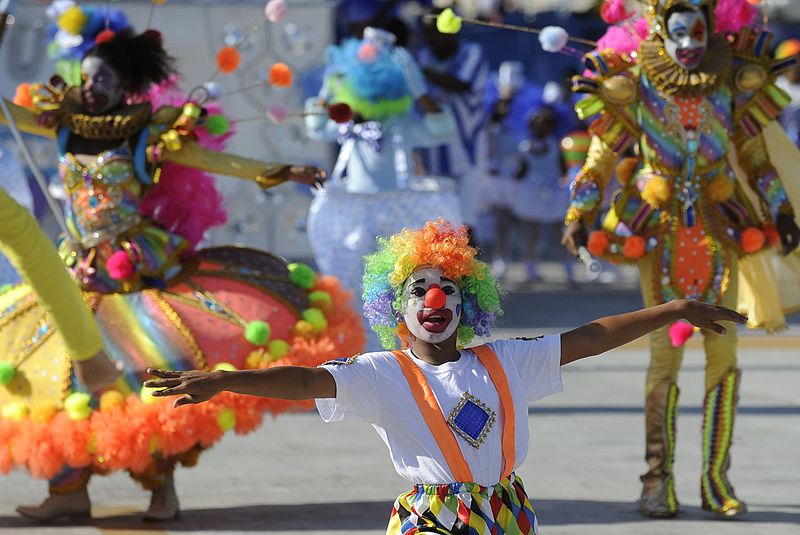 Foliões curtindo o Carnaval