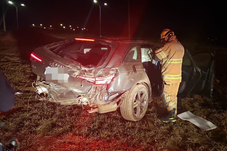 Racha deixa ferido em estado grave no Noroeste Racha deixa ferido em estado grave no Noroeste