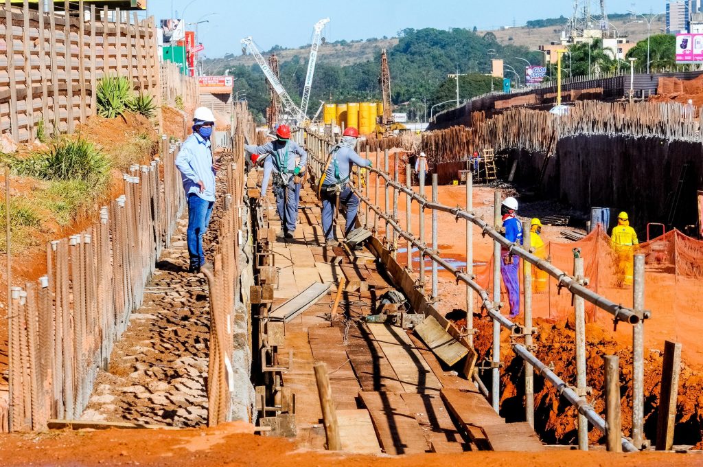 Um ano de obras do Túnel de Taguatinga