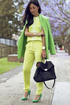 23 ideias de Verde amarelo | amarelo, moda, looks