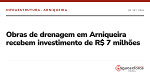 Obras de drenagem em Arniqueira recebem investimento de R$ 7 milhões