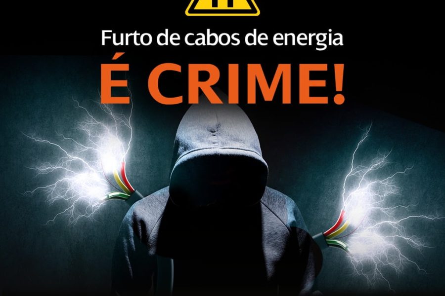 Card 1 da Campanha da NeoEnergia Contra o Furto de Cabos de Energia