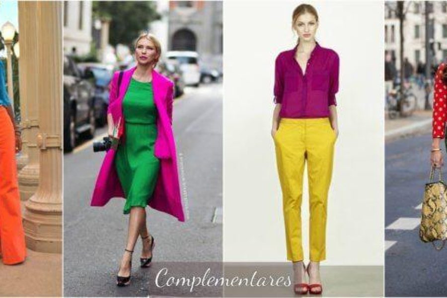 Montando looks com cores complementares